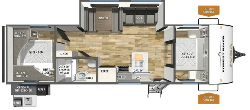 2026 PALOMINO PUMA 303BHCE Floorplan
