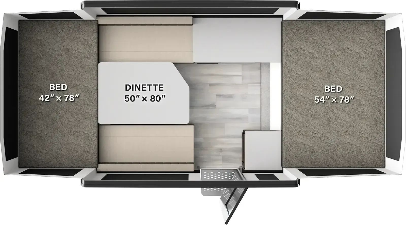 2027 ROCKWOOD FREEDOM CT 16OTG Floorplan