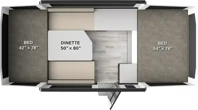 2027 ROCKWOOD FREEDOM CT 16OTG Floorplan
