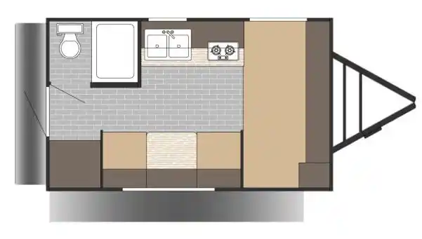 2022 SUNLITE SPORT 16BH Floorplan