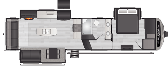 2022 KEYSTONE MONTANA 3231CK Floorplan