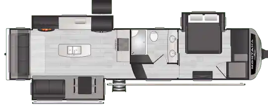 2022 KEYSTONE MONTANA 3231CK Floorplan